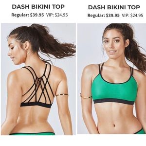 Fabletics Dash Bikini Top (with pads) NWT